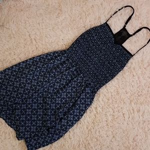 Target Xhiliration Blue & Black Boho Summer Dress